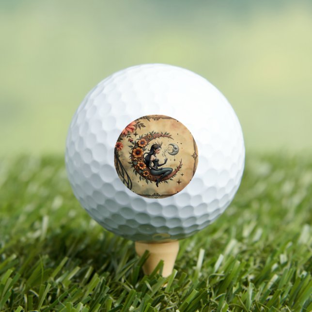 Sunflower Crescent Queen  Golfball (Insitu T-Shirt)