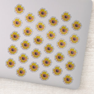 Sunflower Daisy Kiss Cut Stickers Aufkleber