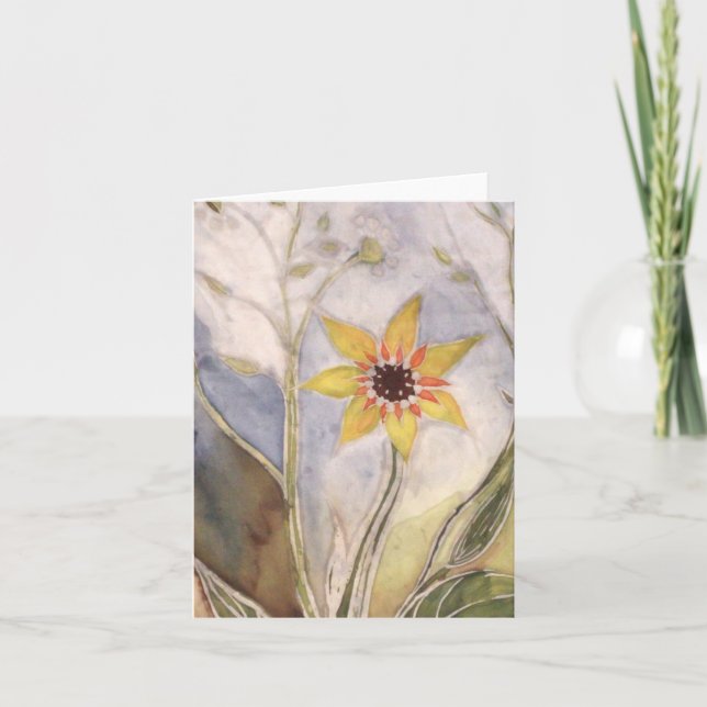 Sunflower Einladung (Vorderseite)