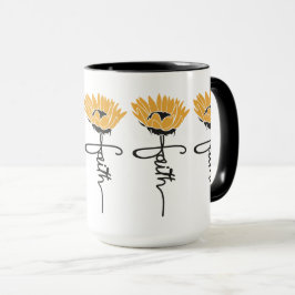 Sunflower Faith Mug Tasse