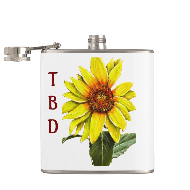 Sunflower Flask Flachmann (Geöffnet)