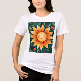 Sunflower flower Tri-Blend shirt