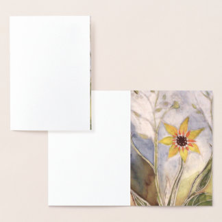 Sunflower Folienkarte