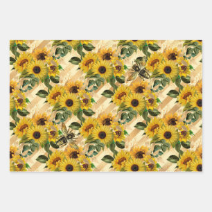 Sunflower Gifts The Sunflower Is A Favorite Emblem Geschenkpapier Set