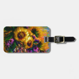 "Sunflower Glow"  Gepäckanhänger