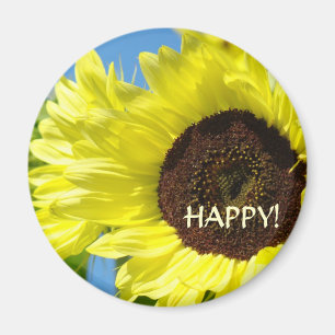 SUNFLOWER Happy! Magnete Gelbe Sun-Blume Magnet