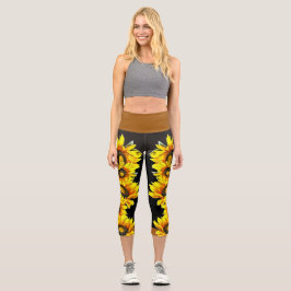 Sunflower High Waisted Capris