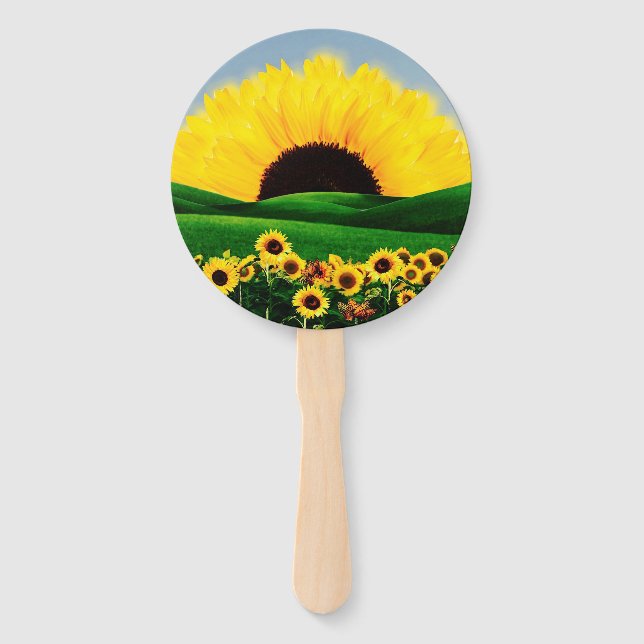 SUNFLOWER HILL FÄCHER (Vorderseite)