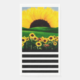 SUNFLOWER HILL SERVIETTE