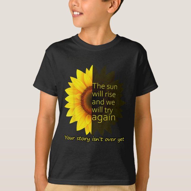 Sunflower Hope  T-Shirt (Vorderseite)