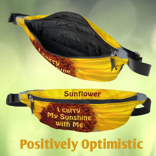 Sunflower I Carry My Sunshine with Me Personnalisé