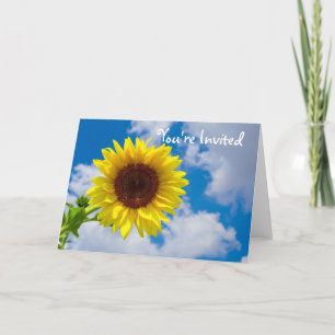 Sunflower in the Sky, You're Invited Einladung