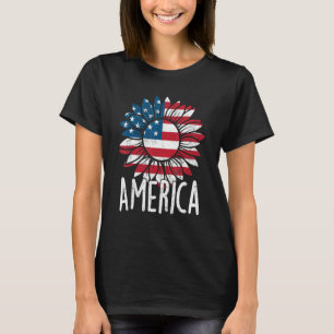 Sunflower Independence Day T-Shirt