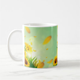 sunflower kaffeetasse