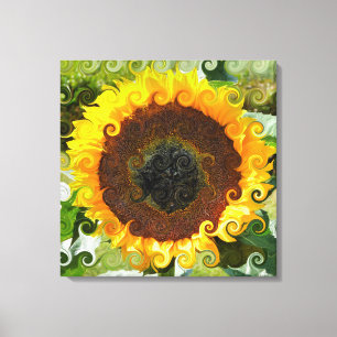 SUNFLOWER LEINWANDDRUCK