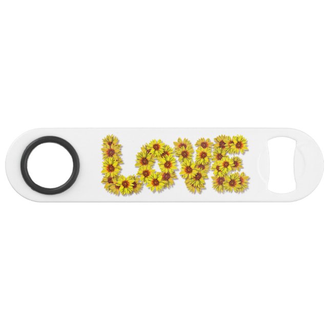 Sunflower Love Bottle Opener Speed Flaschenöffner (Vorderseite (Horizontal))