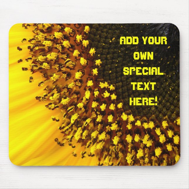 SUNFLOWER MACRO Mousepad (Vorne)