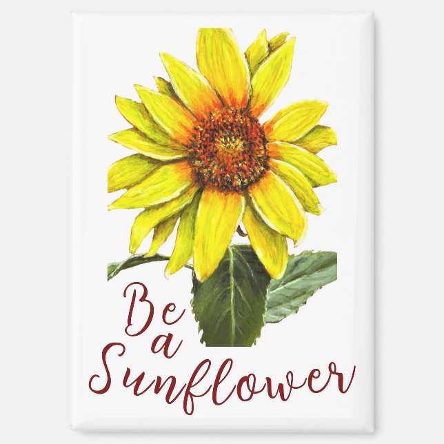 Sunflower Magnet (Vorderseite)