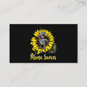 Sunflower Mamasaurus T Rex Dinosaur Mama Saurus Visitenkarte