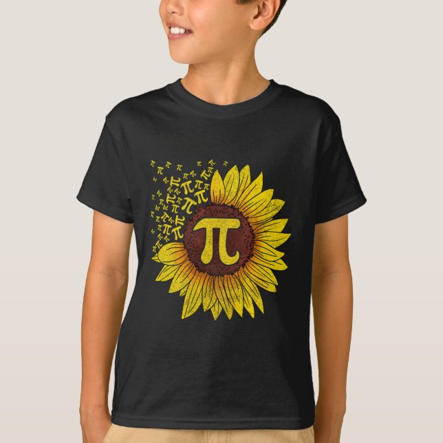 Sunflower Mathe Nerd Teacher Shirt (Vorderseite)