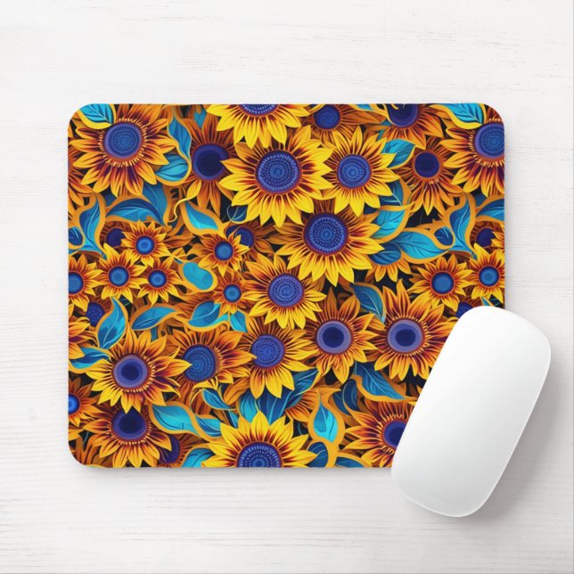 Sunflower Mousepad (Mit Mouse)