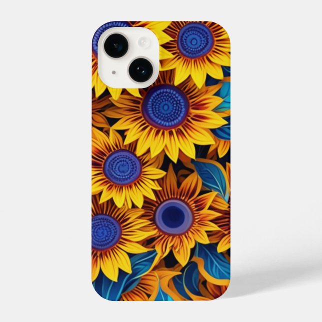 Sunflower Phone Case iPhone 14 Hülle (Rückseite)