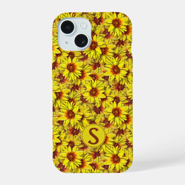Sunflower Phone Case iPhone 15 Hülle (Rückseite)