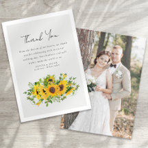 Sunflower Photo Wedding