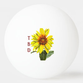 Sunflower Ping Pong Ball Tischtennisball