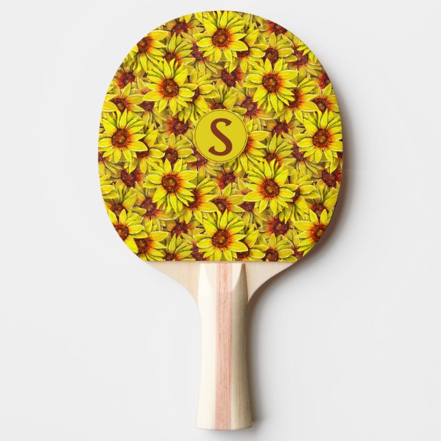 Sunflower Ping Pong Paddle Tischtennis Schläger (Vorderseite)