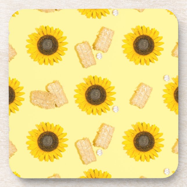 sunflower power getränkeuntersetzer (Vorderseite)