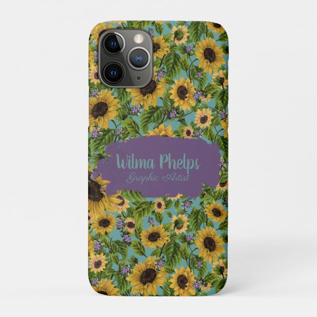"Sunflower Rapture"  Case-Mate iPhone Hülle (Rückseite)