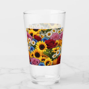 Sunflower Rose Bouquet #1 Glas