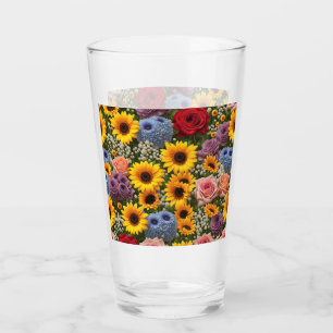 Sunflower Rose Bouquet #2 Glas