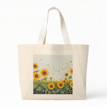 Sunflower Shopping Tasche