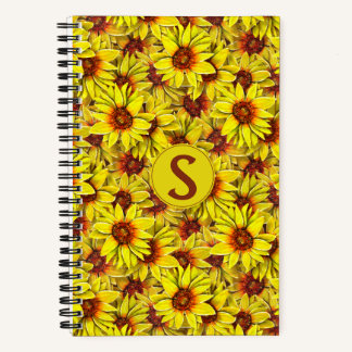 Sunflower Spiral Notebook Notizbuch