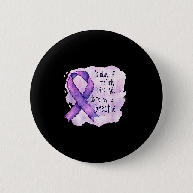 Sunflower Suicide Awareness  Button (Vorderseite)