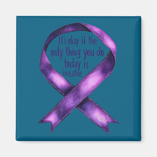 Sunflower Suicide Awareness  Magnet (Vorne)