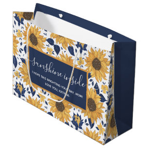 Sunflower Sunshine Inside Sac cadeau