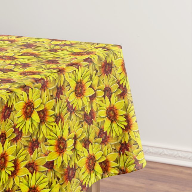 Sunflower Tablecloth Tischdecke (Beispiel)