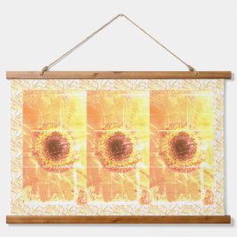 Sunflower Vendredi Wandteppich Mit Holzrahmen