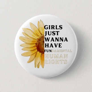Sunflower wanna have fundamental human rights   button