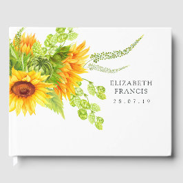 Sunflower Wedding Gästebuch