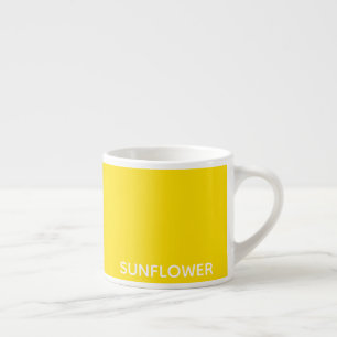 Sunflower Yellow Colour Name Espressotasse