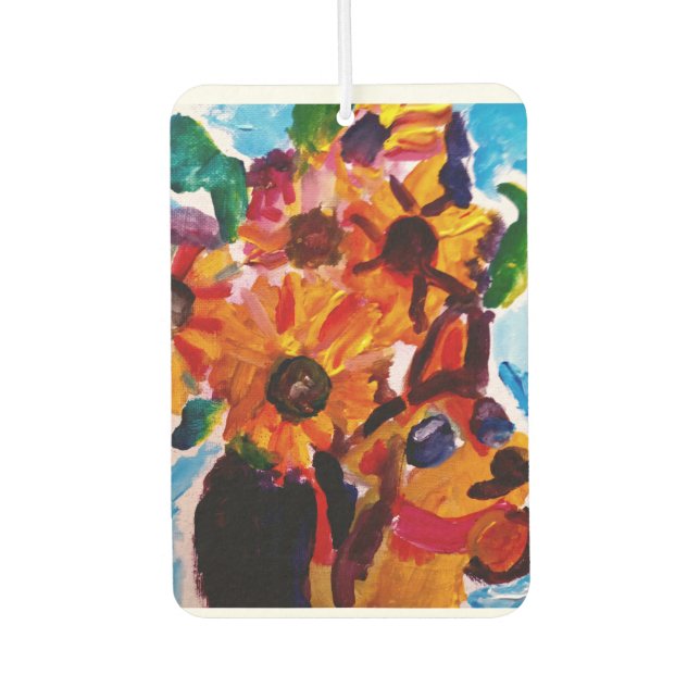 Sunflowers and chihuahua  autolufterfrischer (Vorderseite)