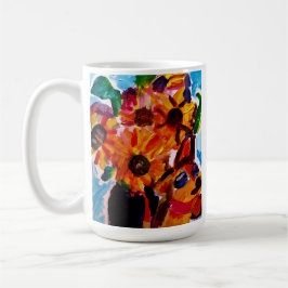 Sunflowers and chihuahua  kaffeetasse