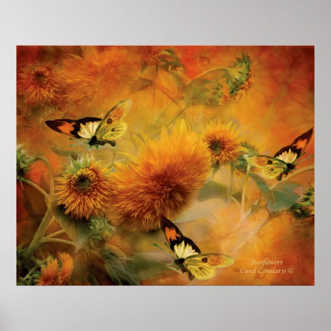 Sunflowers Art Poster/Print Poster (Vorne)