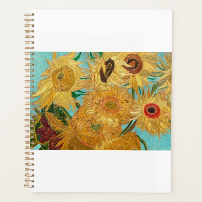 Sunflowers by Vincent van Gogh Planer (Vorderseite)