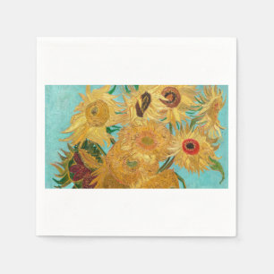Sunflowers by Vincent van Gogh Serviette