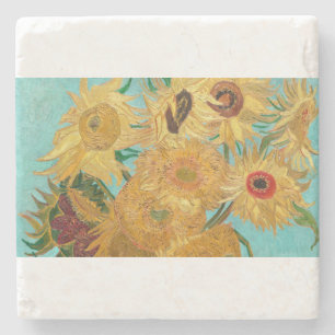 Sunflowers by Vincent van Gogh Steinuntersetzer